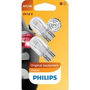 Philips Bombilla w21/5w  premium 12v 2 uds