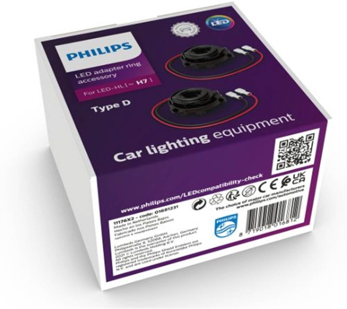 Philips Anillo adaptador tipo d  (2ud)