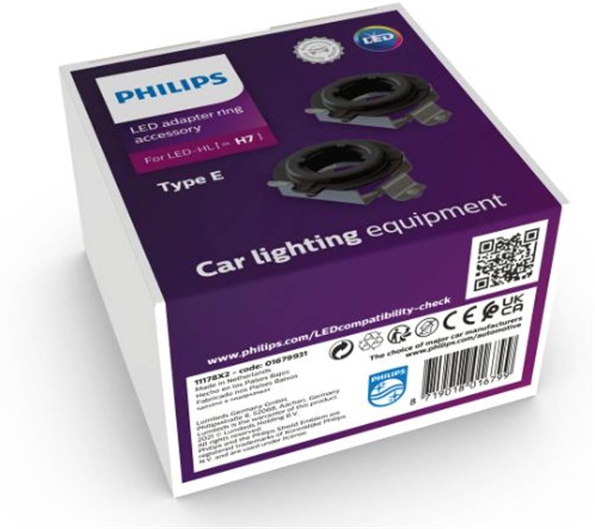 Philips Anillo adaptador tipo e   (2ud)