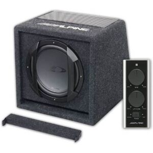 Alpine Subwoofer para coche  amplificado en cajón de 8'' swe-815