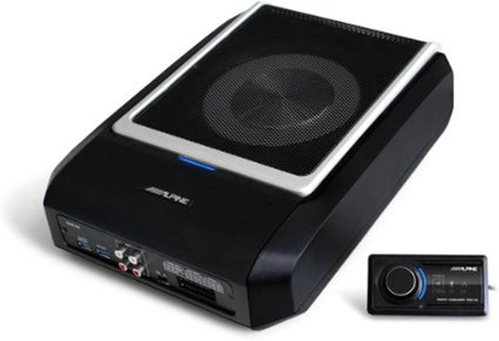 Alpine Subwoofer para coche  amplificado con dsp 4 ch p wd-x5