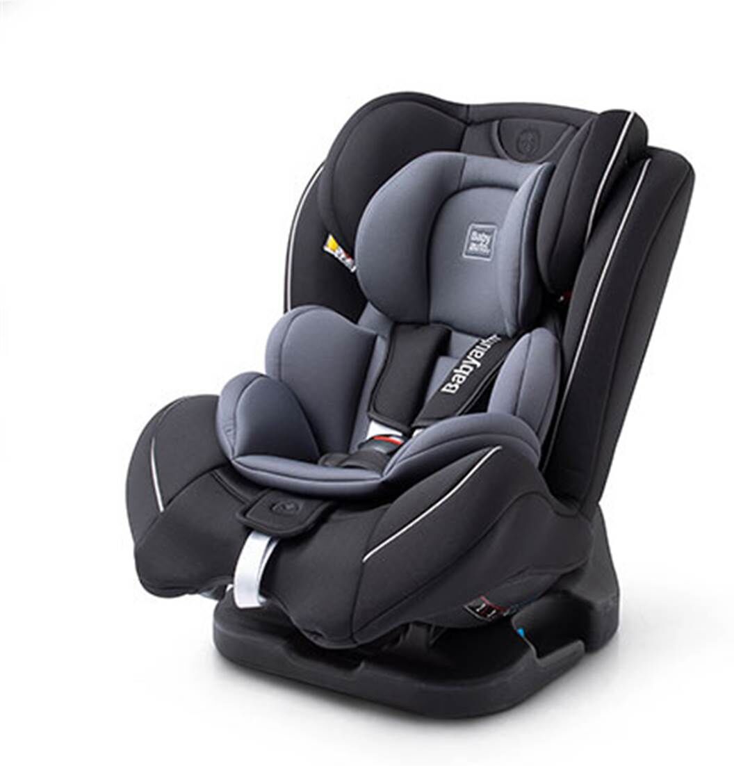 BABYAUTO Silla infantil contramarcha grupos 1,2,3 taygang negra/gris