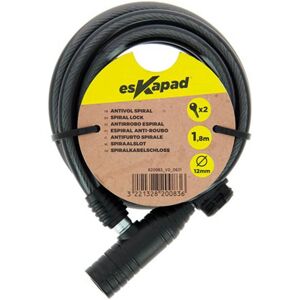 ESKAPAD Espiral antirrobo con llave 108 cm