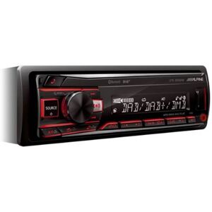 Alpine Receptor Digital Ute-204Dab  1 Din con Dab+