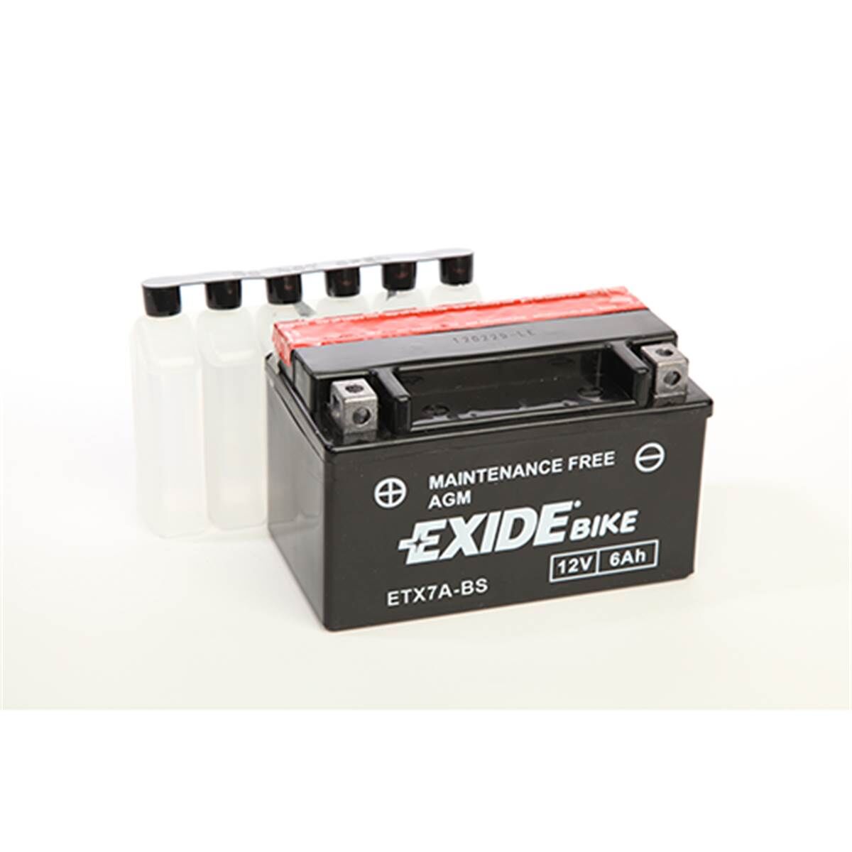 EXIDE Batería de moto  ytx7a-bs 6ah 90a 12v