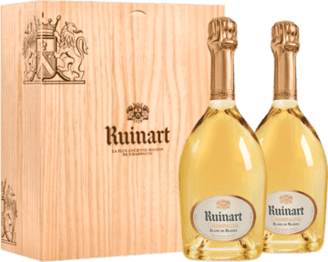 Champagne Ruinart - Blanc de Blancs - Estuche Duo