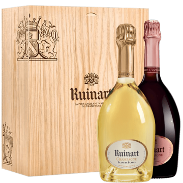 Champagne Ruinart - Blanc de Blancs et Rosé - Estuche Duo