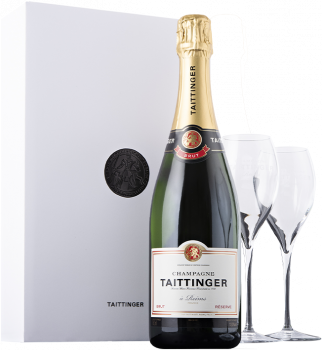 Champagne Taittinger - Prestige -  Estuche 2 Copas