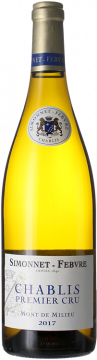 SIMONNET-FEBVRE Chablis 1er Cru Mont de Milieu 2019 - Maison Simonnet Febvre