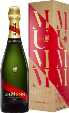 Champagne Mumm - Cordon Rouge - Kraft Gift Box