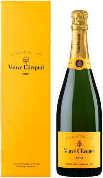 Champagne Veuve Clicquot - Brut Carte Jaune - Estuche Regalo