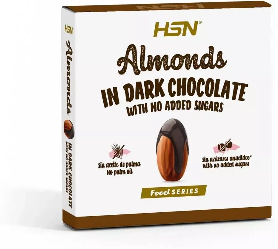 HSN Almendras con chocolate negro sin azúcar - 70g