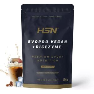 HSN Evopro vegan (mezcla proteínas premium) + digezyme® 2kg café helado