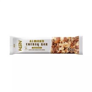 HSN Almond energy bar 40g almendra salada y chocolate blanco con caramelo