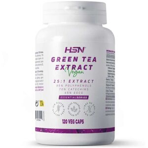 HSN Extracto de té verde (25:1) 500mg - 120 veg caps