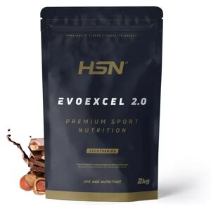 HSN Evoexcel 2.0 (whey protein isolate + concentrate) 2kg chocolate y avellanas