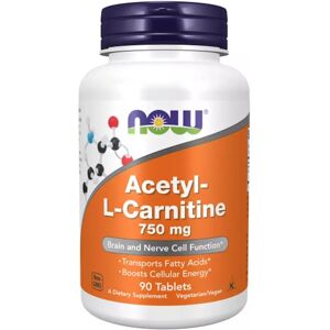 Now Foods Acetil l-carnitina 750mg - 90 tabs