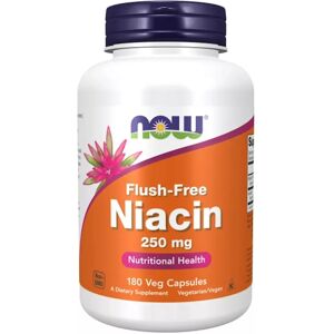 Now Foods Niacina (vitamina b3) flush-free 250mg - 180 veg caps