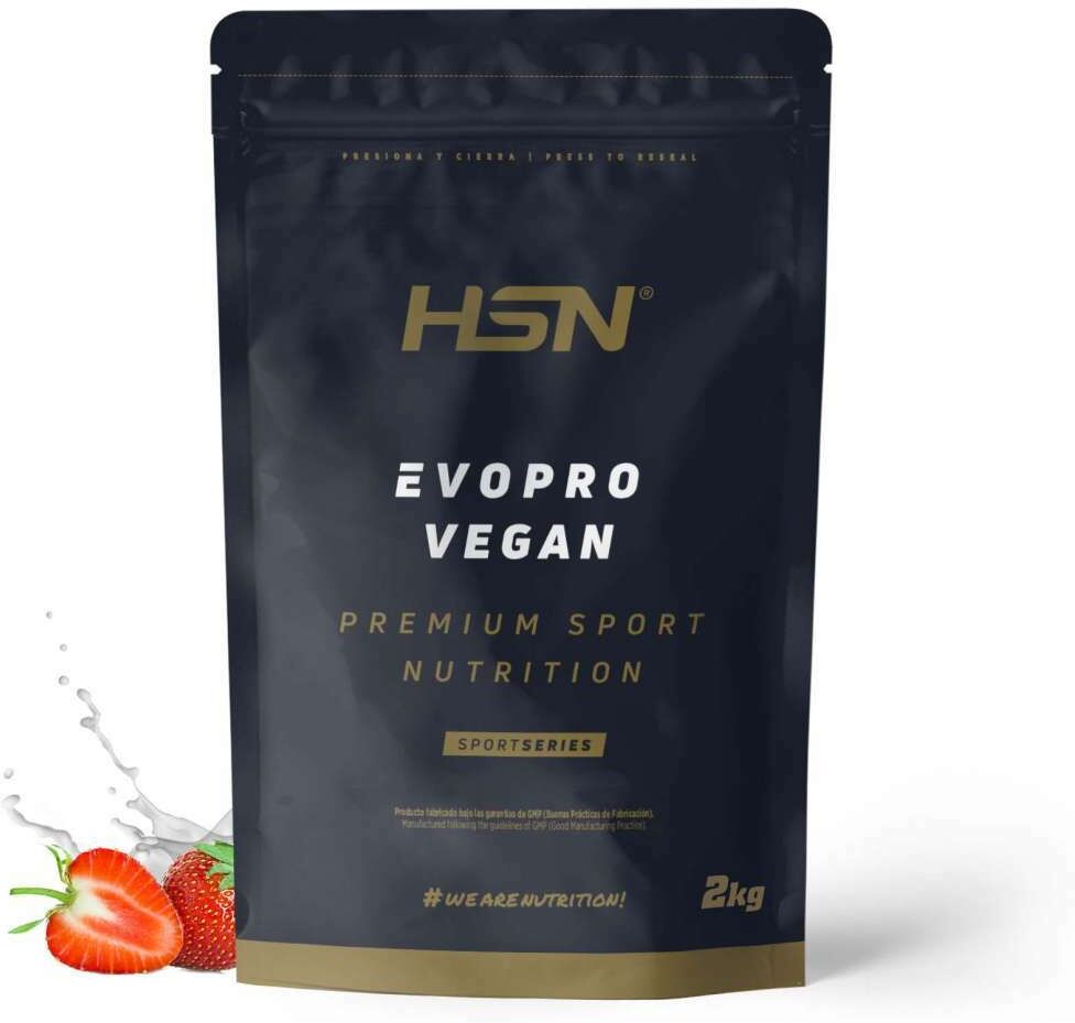 HSN Evopro vegan (mezcla proteínas premium) + digezyme® 2kg fresa