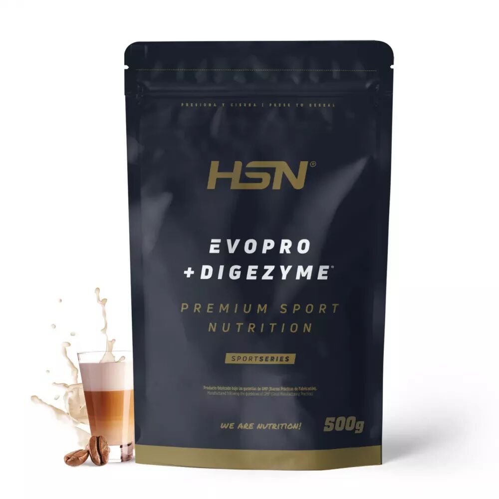 HSN Evopro (mezcla proteínas premium) + digezyme® 500g café con leche