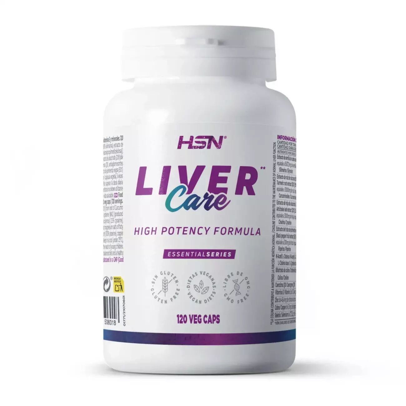 HSN Liver care (salud hepática) - 120 veg caps