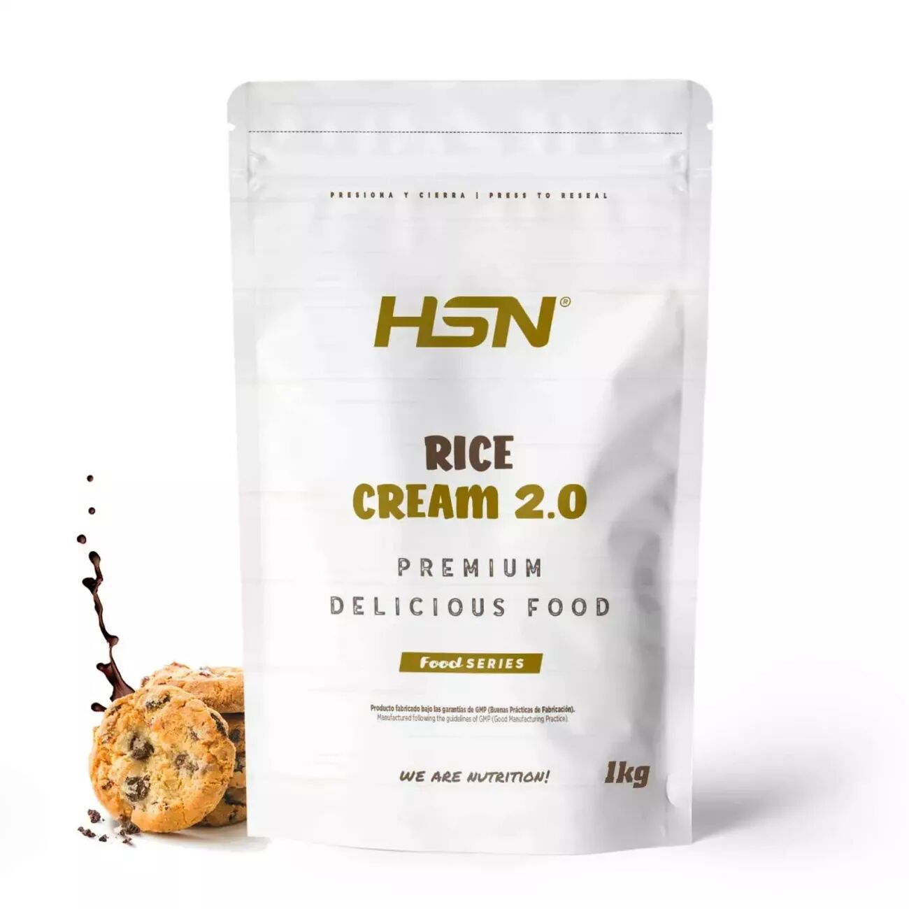 HSN Crema de arroz 2.0 1kg chocolate y galletas