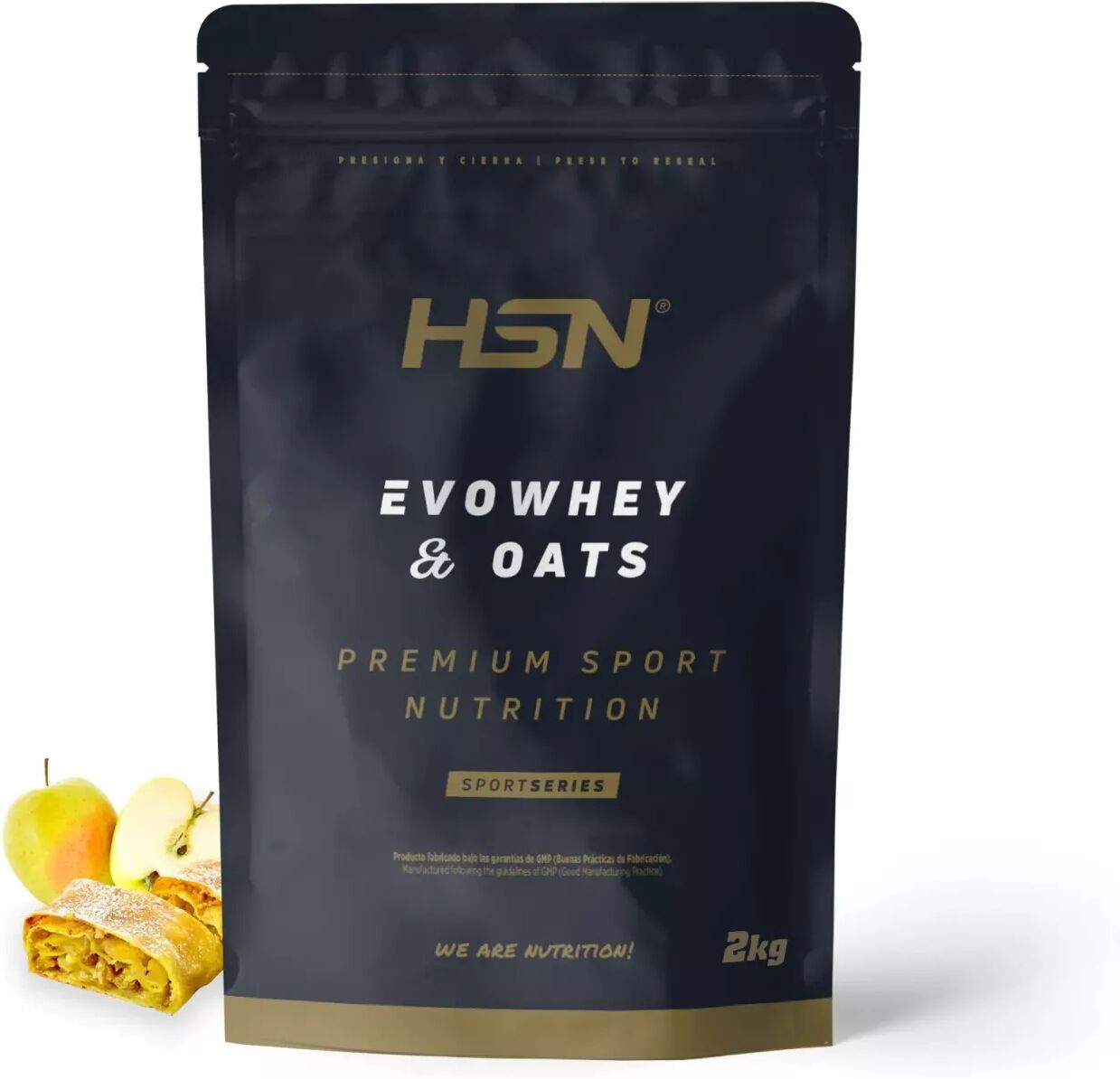 HSN Evowhey & oats 2kg strudel de manzana