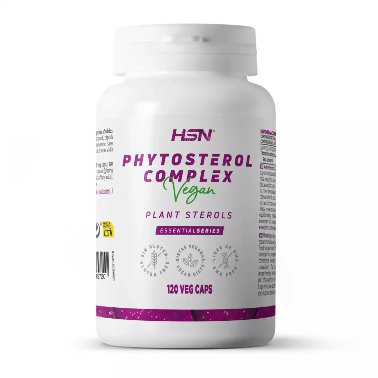 HSN Fitosteroles complex - 120 veg caps