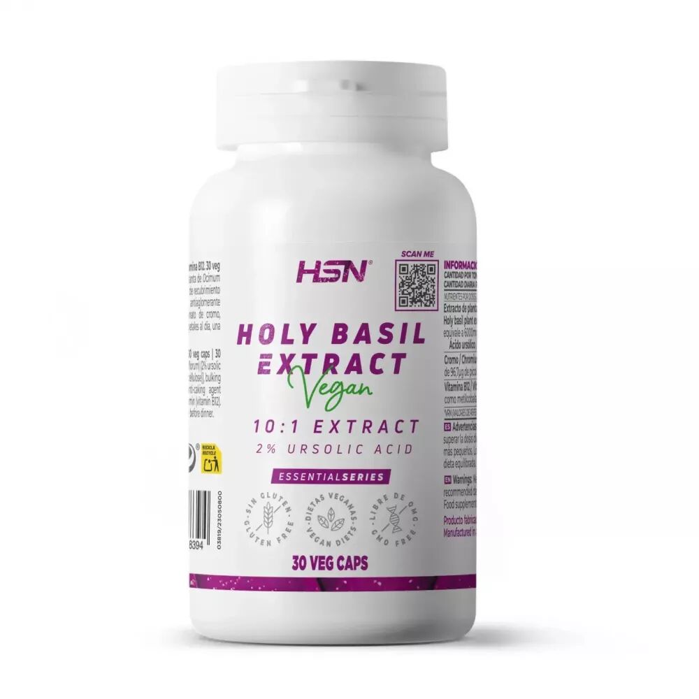 HSN Extracto de holy basil 'albahaca sagrada' (10:1) 300mg - 30 veg caps