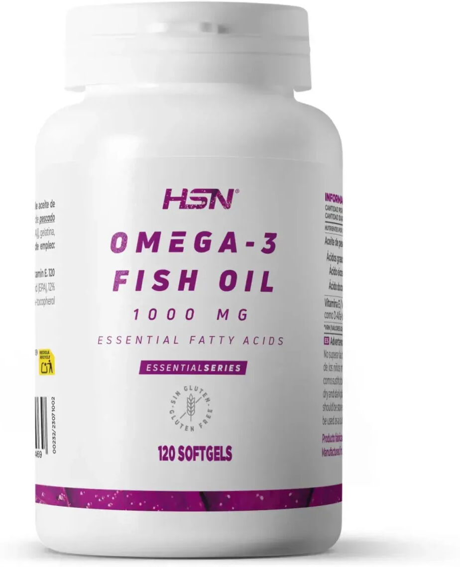 HSN Omega-3 aceite pescado 1000mg - 120 perlas