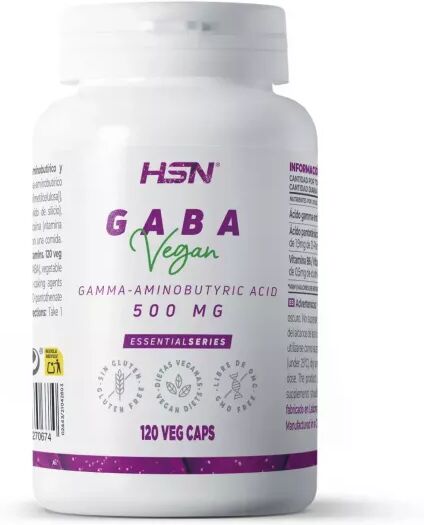 HSN Gaba 500mg - 120 veg caps