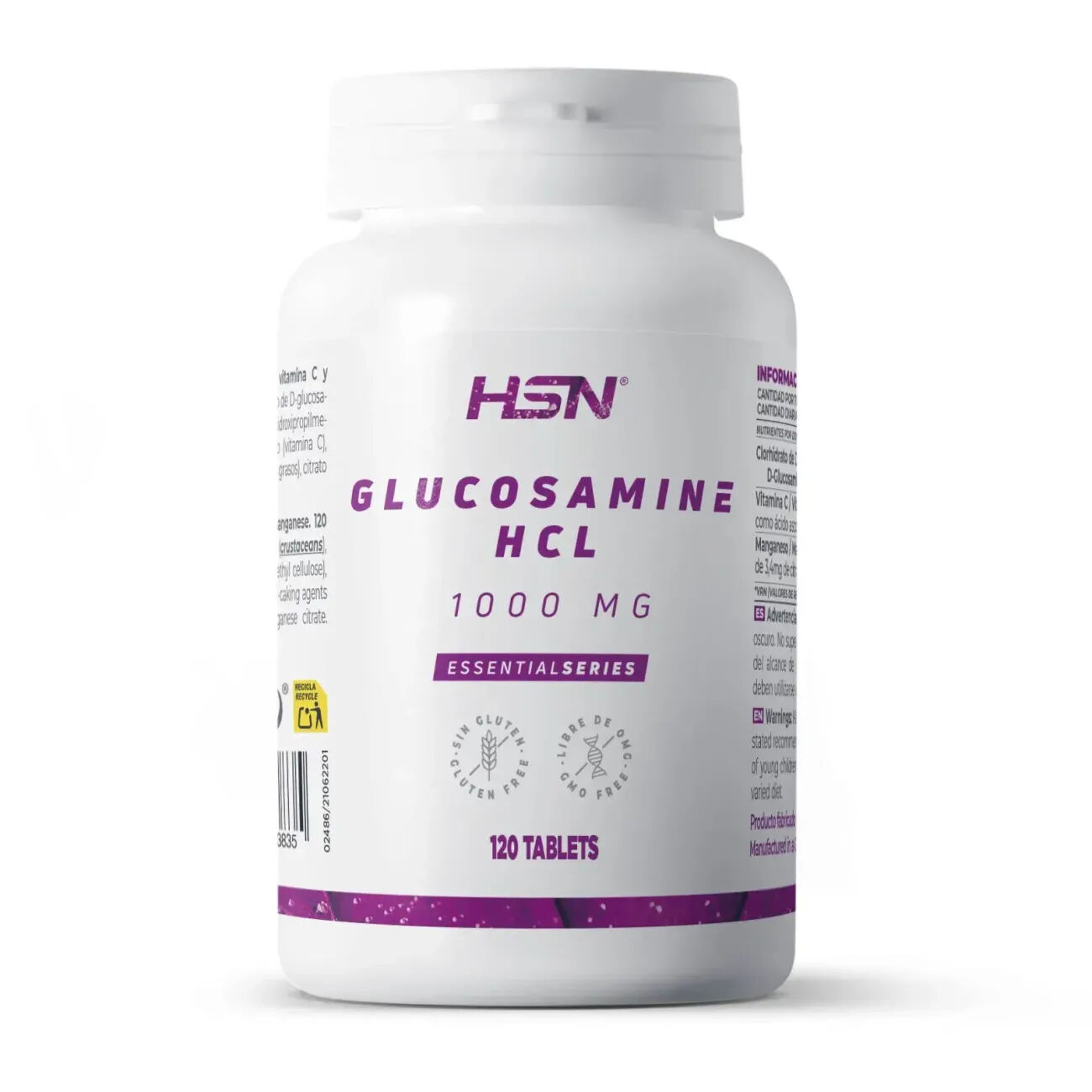 HSN Glucosamina hcl 1000mg - 120 tabs