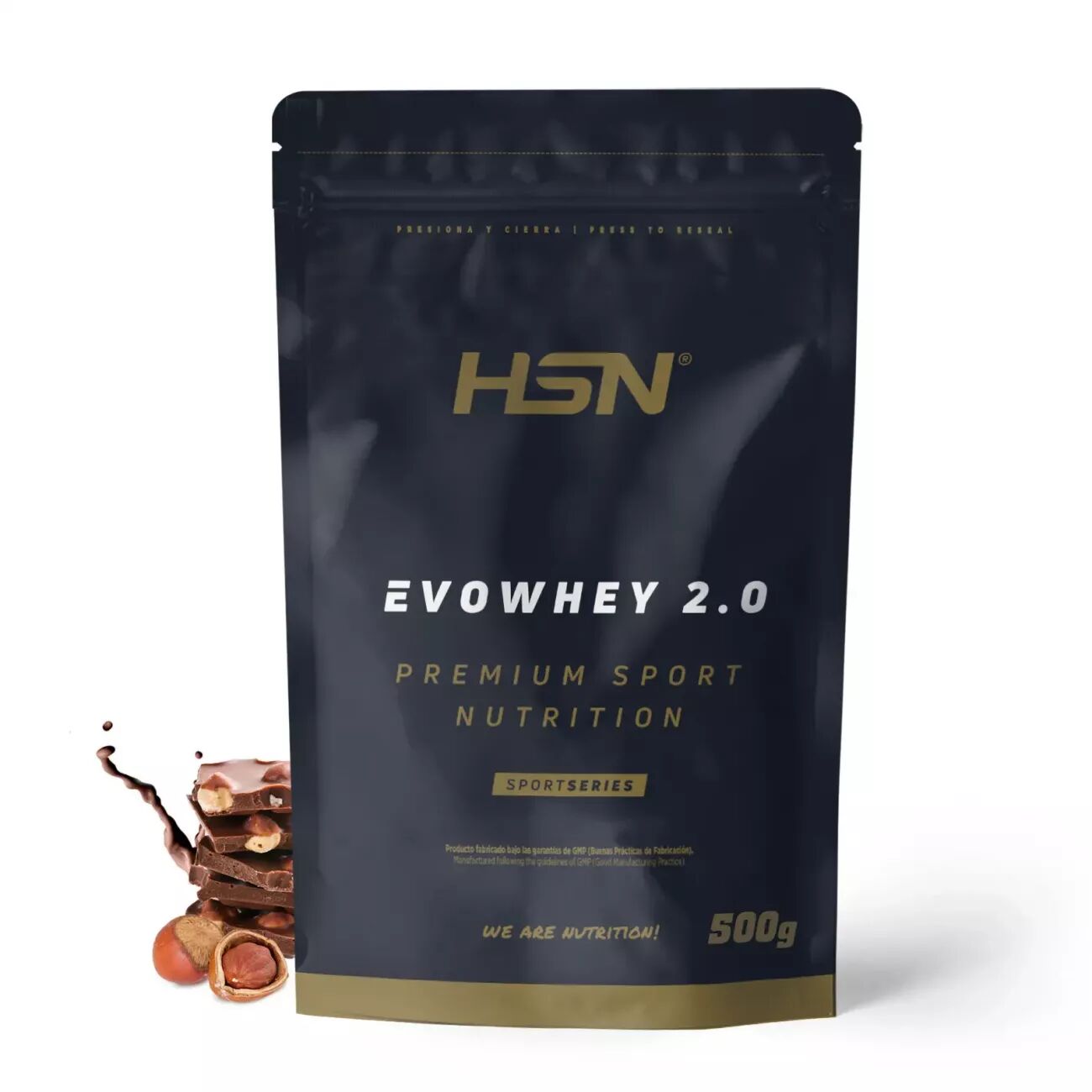 HSN Evowhey protein 2.0 500g chocolate negro y avellanas
