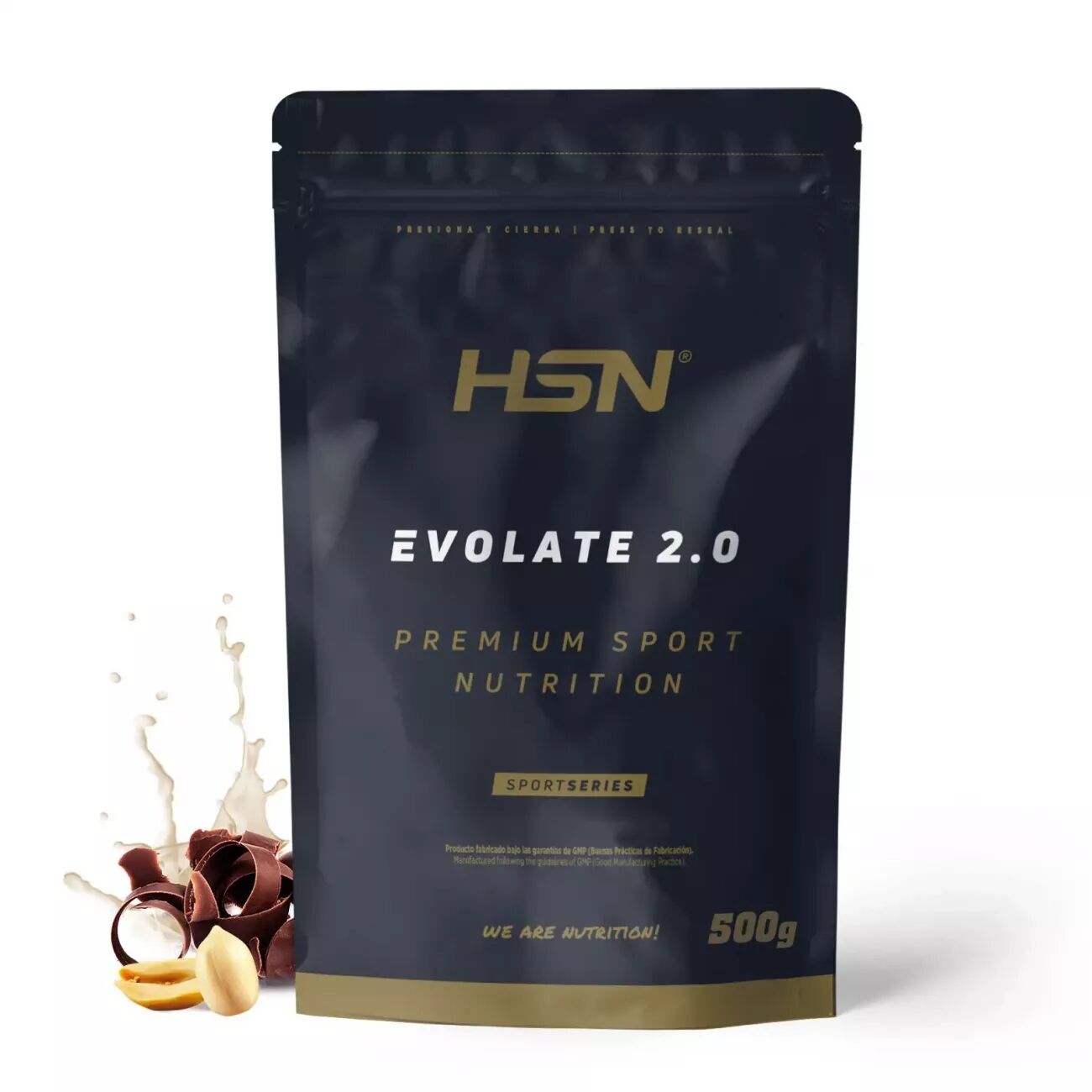 HSN Evolate 2.0 (whey isolate cfm) 500g chocolate y cacahuete