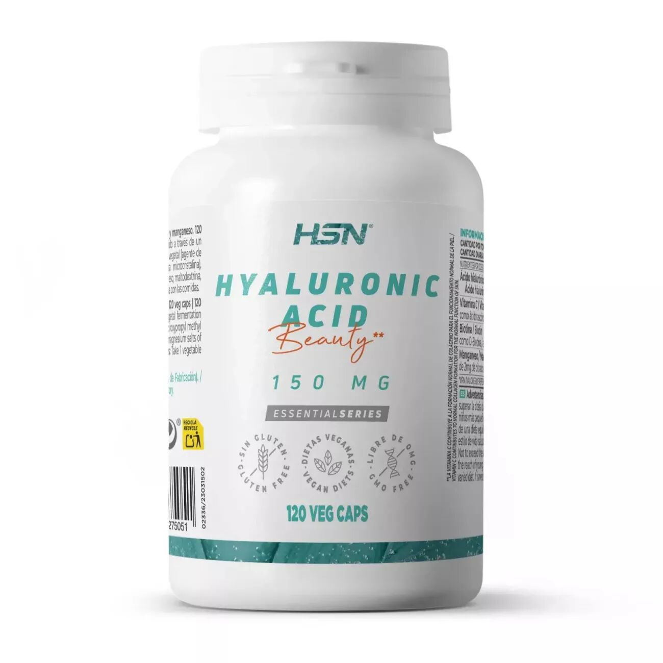 HSN ácido hialurónico 150mg - 120 veg caps