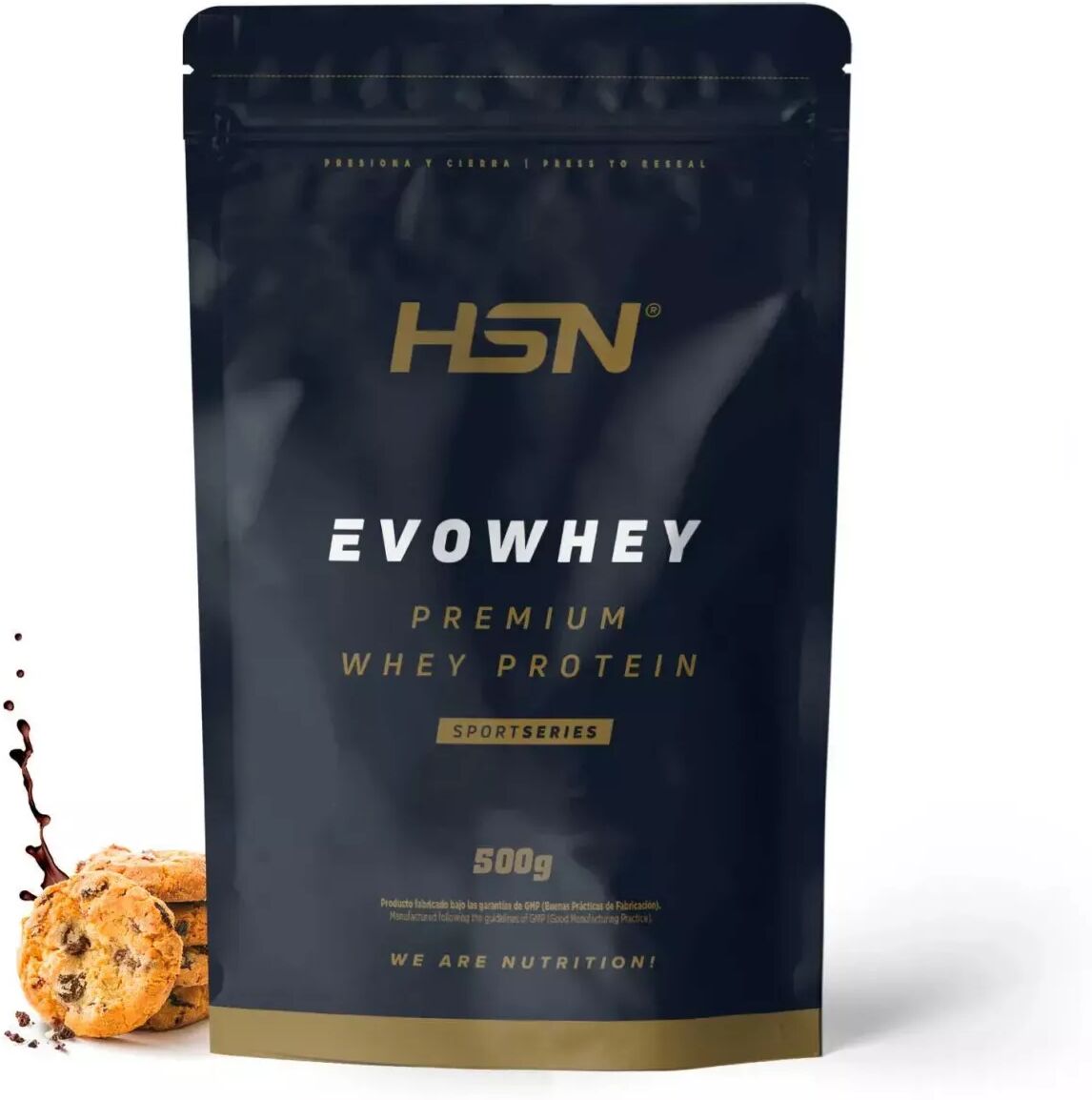 HSN Evowhey protein 2.0 500g chocolate y galletas