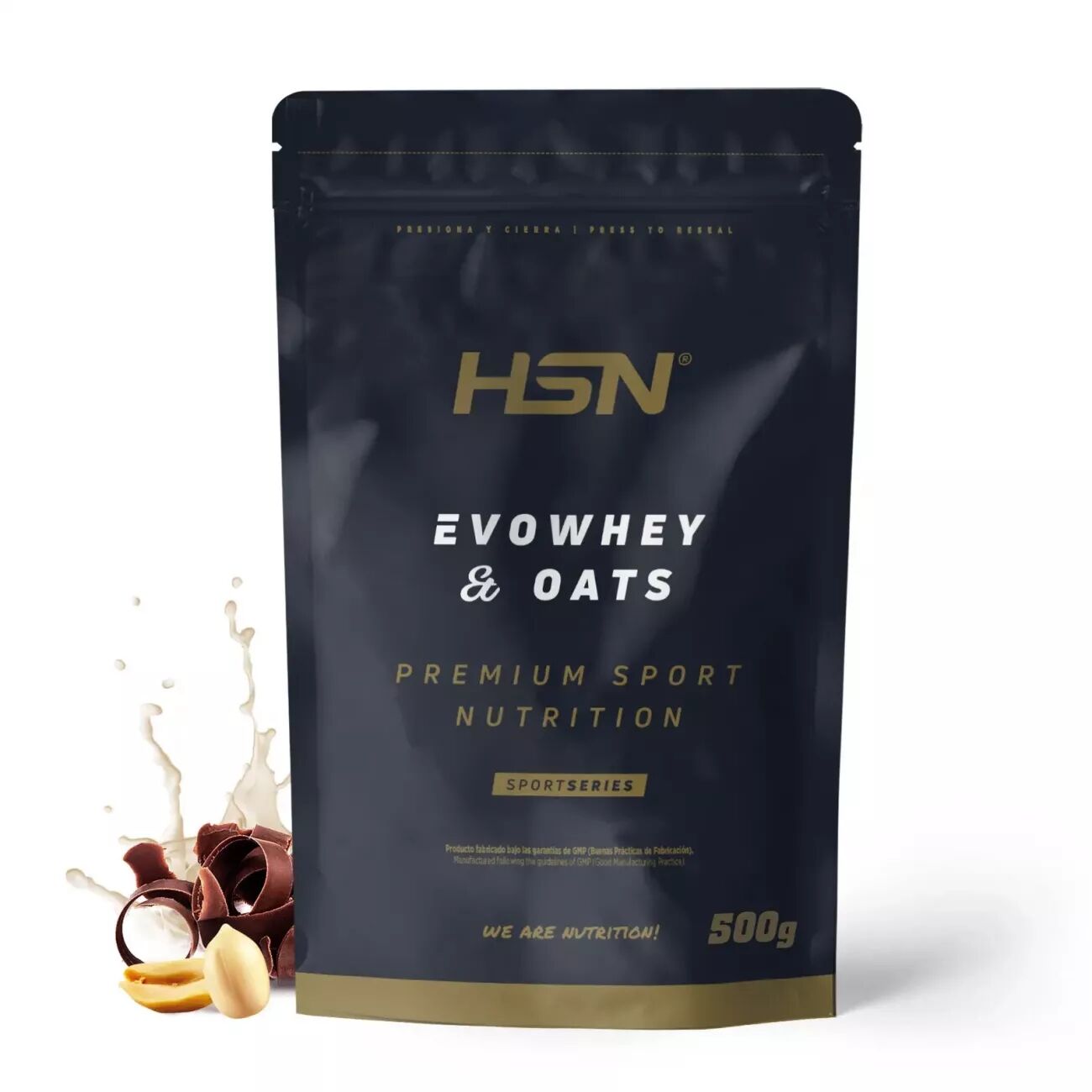 HSN Evowhey & oats 500g chocolate y cacahuete