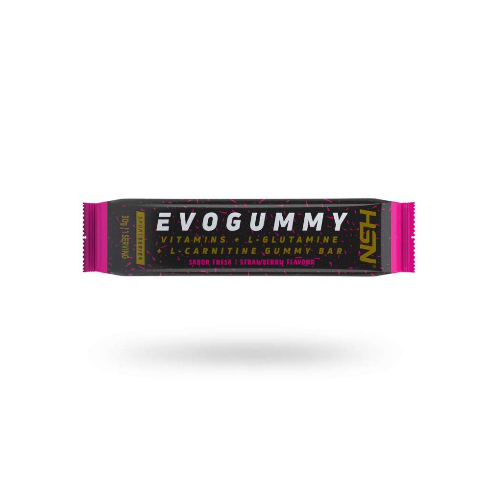 HSN Evogummy recovery gummy bar 30g fresa