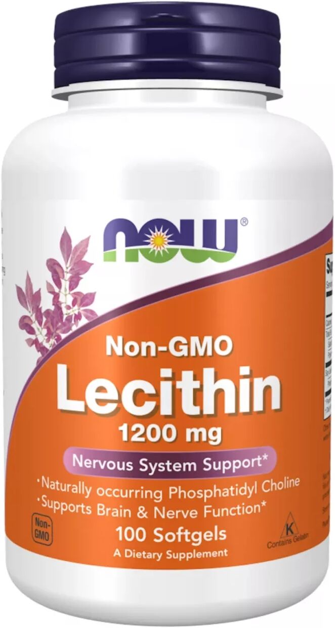 Now Foods Lecitina de soja 1200mg - 100 perlas