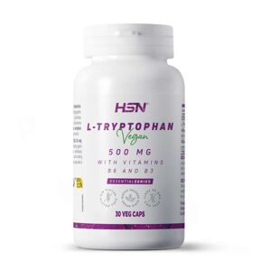HSN L-triptófano 500mg + vitaminas b6 & b3 - 30 veg caps