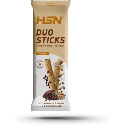 HSN Barquillos de cacahuete y cacao - 10x30g HSN Barquillos de cacahuete y cacao - 10x30g