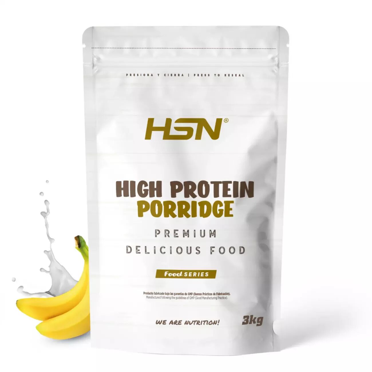 HSN Gachas de avena proteicas 3kg plátano