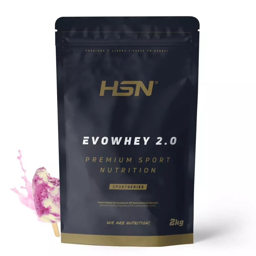 HSN Evowhey protein 2.0 2kg helado de vainilla y frambuesas