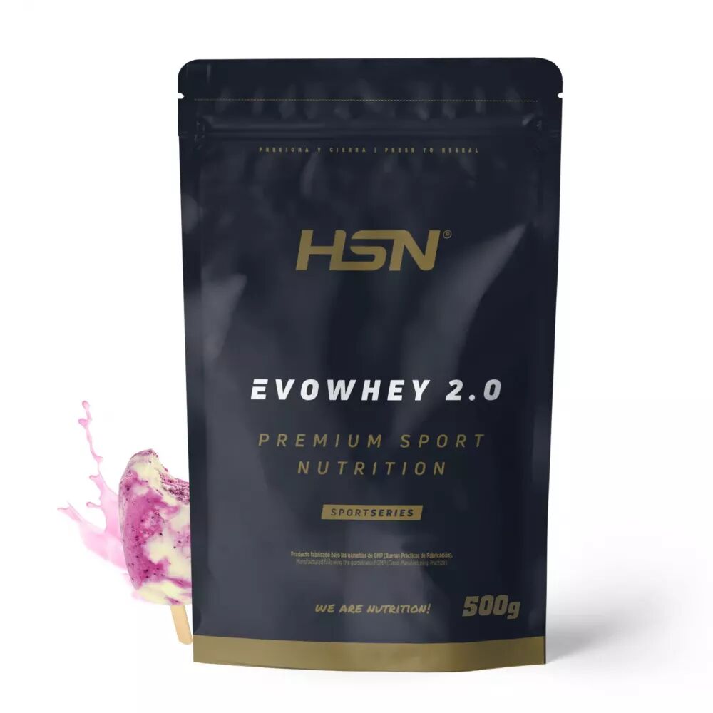 HSN Evowhey protein 2.0 500g helado de vainilla y frambuesas