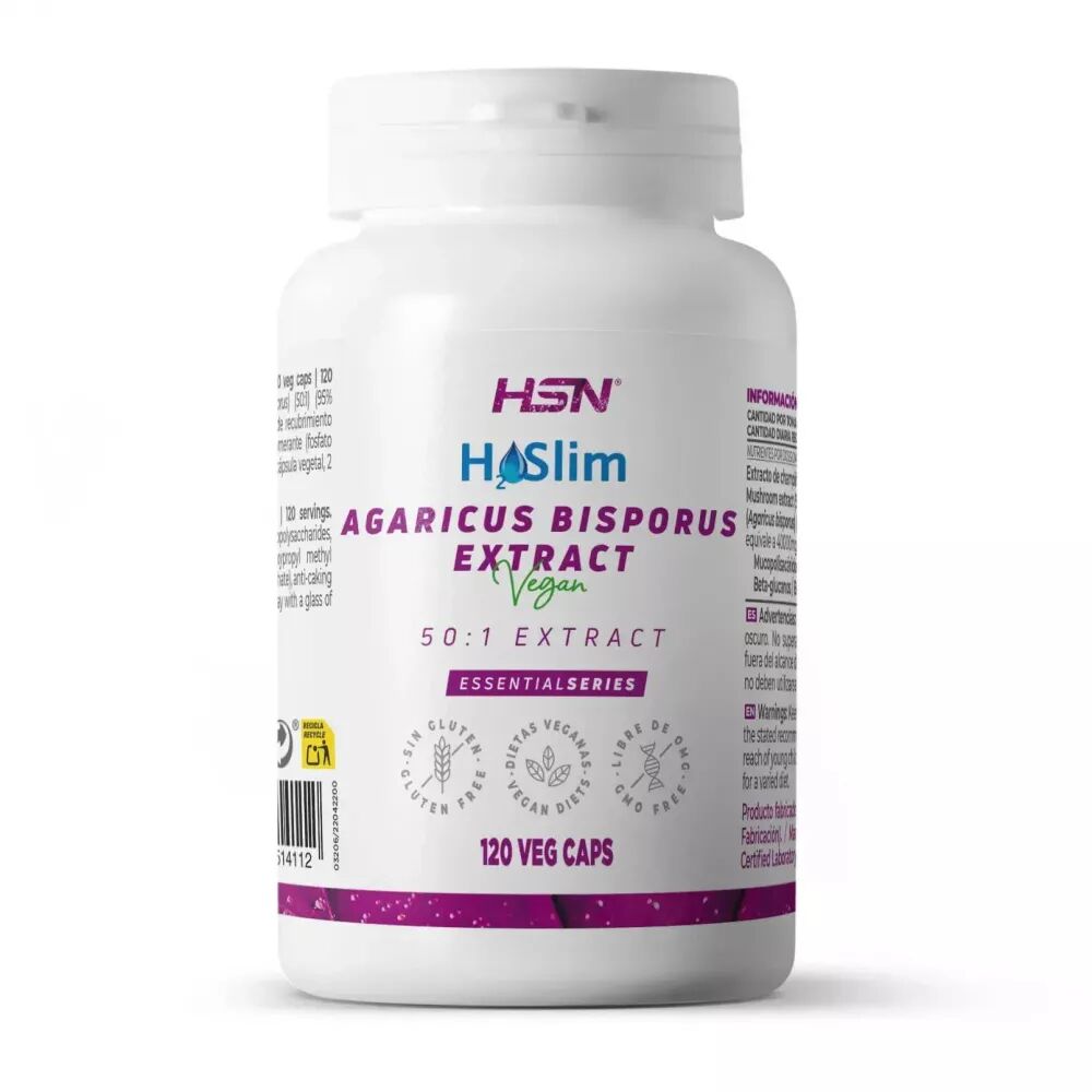 HSN Extracto de agaricus bisporus (h2o slim®) 400mg - 120 veg caps
