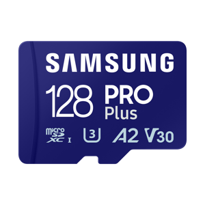 Samsung Tarjeta de memoria microSD 128Gb PRO Plus - MB-MD128SA - Blue, Blue