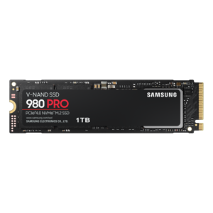 Samsung SSD 980 PRO PCle 4.0 NVMe™ M.2 1TB - Black, Black