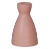 LOLAhome Candelabro con textura rosa de cerámica de Ø 9x12 cm