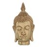 LOLAhome Figura de Buda de resina dorada de 12x12x23 cm