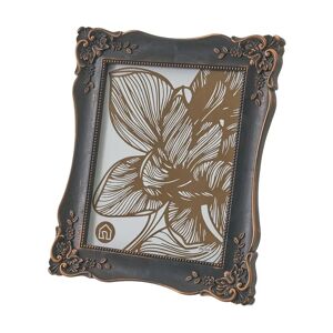 LOLAhome Portafotos de flores bronce de cristal y plástico para fotode 20x25 cm